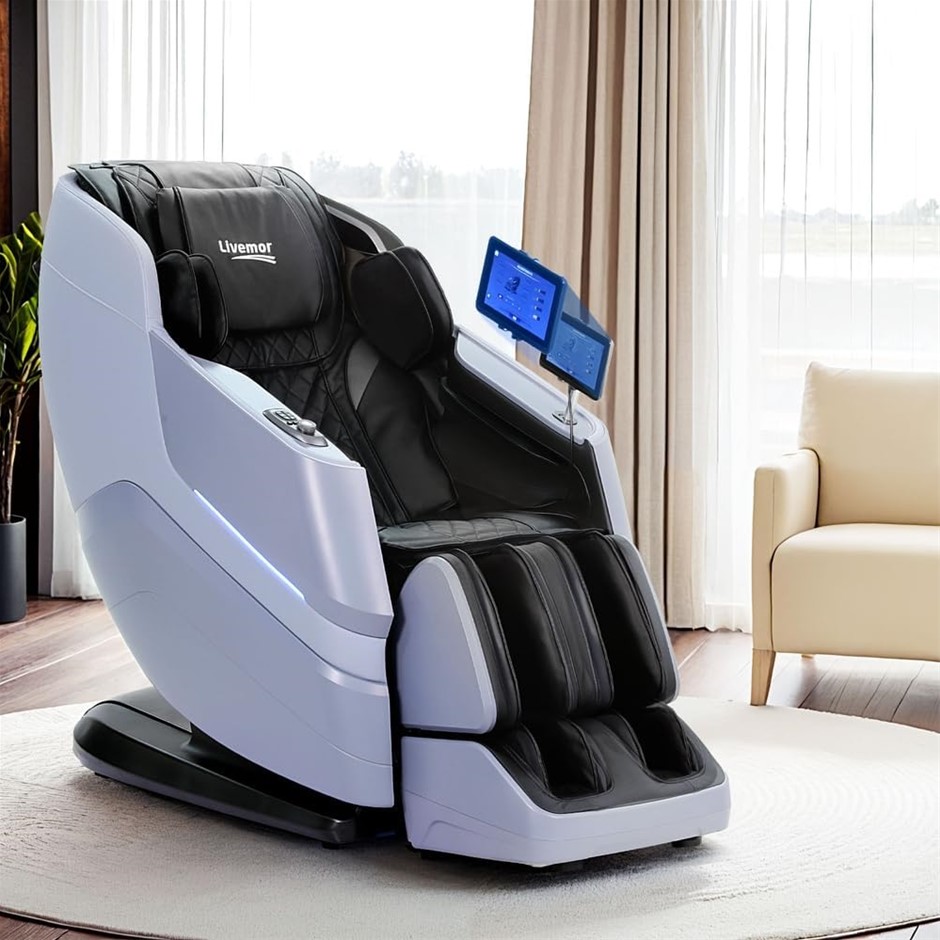 LIVEMOR 4D Massage Chair Electric Recliner Home Massager Miraj. NB: Has bee