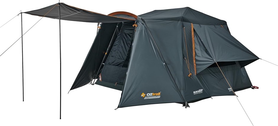 OZTRAIL Fast Frame Blockout 6 Person Lumos Tent - Fast Setup and Take Down,