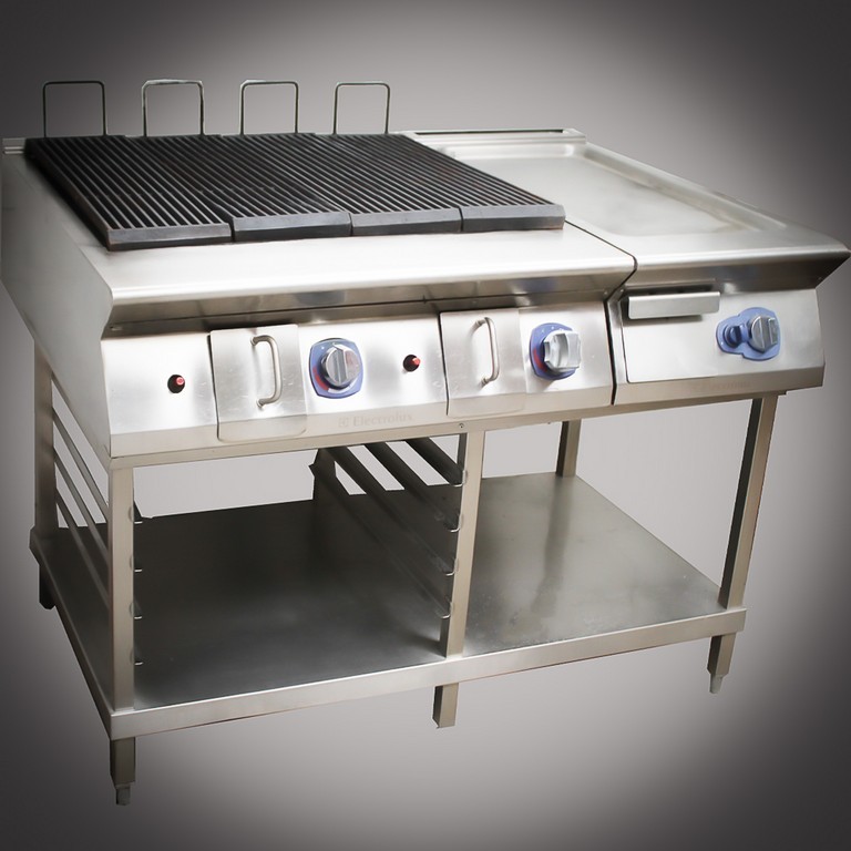 Electrolux Gas Combination Chargrill / Hotplate with Stand