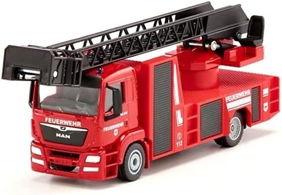 SIKU 2114 MAN TGS Fire Engine Aerial Ladder Unit,  Scale 1:50. NB: Slightly