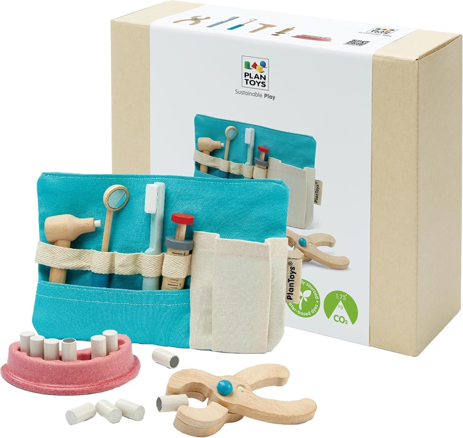 PLANTOYS 3493 Dentist Set Pretend Playset