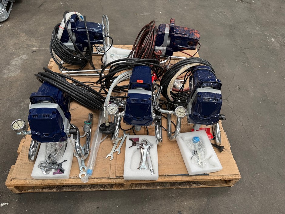 Airless Spray Station 1100W x 5 units