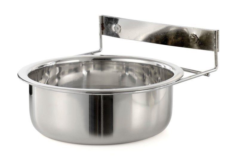 Stainless Steel Bird Floral Bowl Clamp Holds 1.89Liters