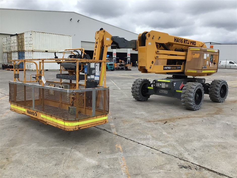 2015 Haulotte HA16 RTJ PRO Knuckle Boom Lift