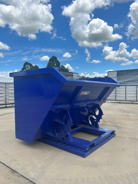1.5 Cubic Yard Self Tipping Skip Bin To Suit Forklift(Unused)