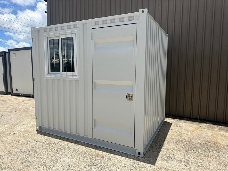 Unused 7FT Cream Storage Container