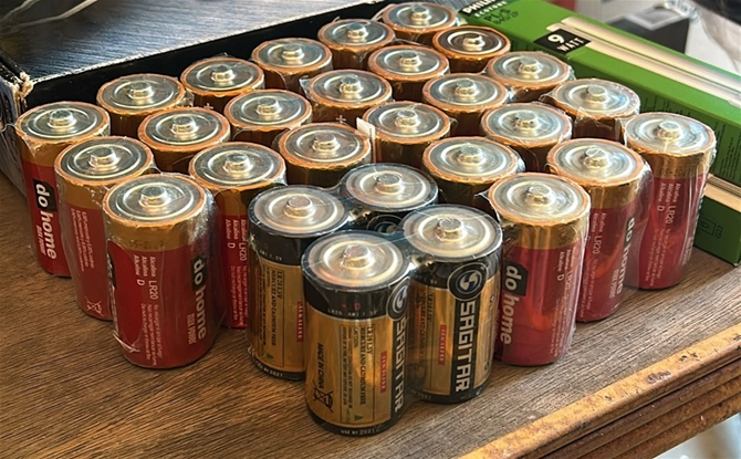 28x Alkaline D Batteries