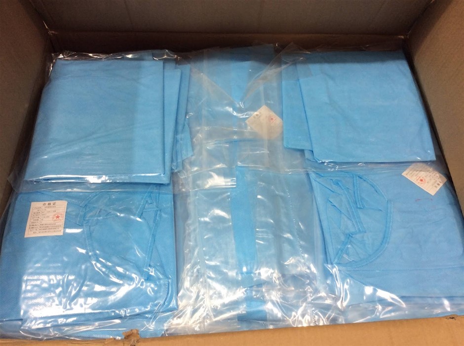 RuiKang AMG0019 Disposable Medical Surgical Gown Disposable X Large - New