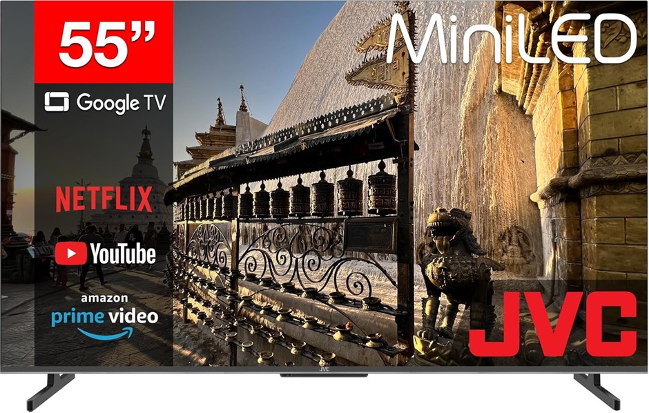 JVC 55" 4K Mini LED 144Hz Google TV - AV-A557155A.