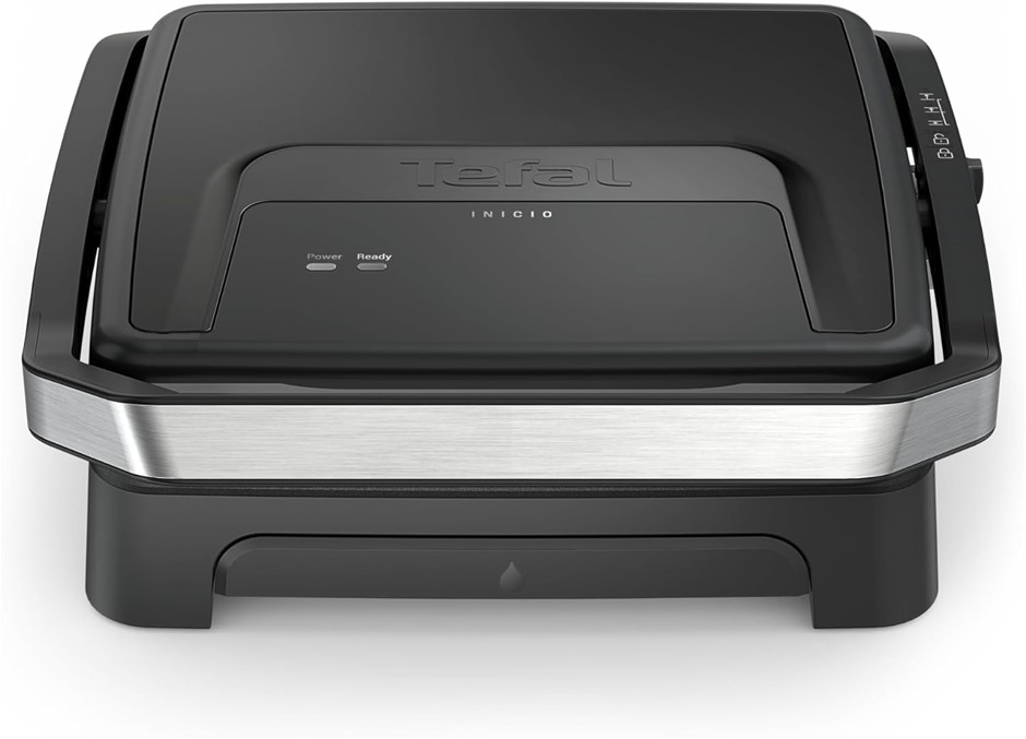 TEFAL Inicio Sandwich Press 4-slice, GC27B8, Black.