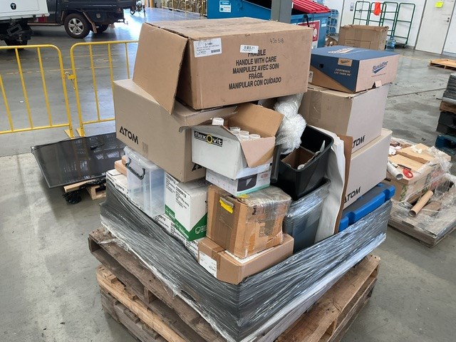 Pallet of Assorted Industrial Supplies
