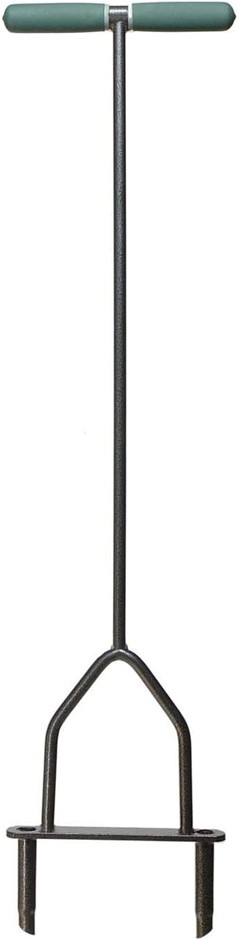 YARD BUTLER Lawn Coring Aerator Manual Grass Dethatching Turf Plug Core Aer