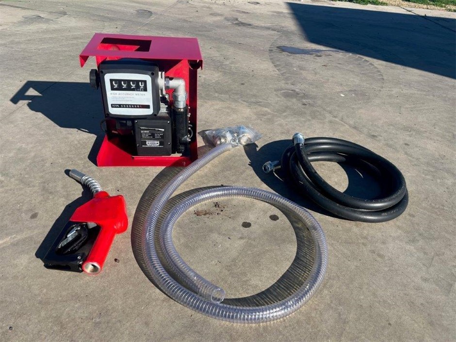 240V Fuel Transfer Pump with meter (Unused)