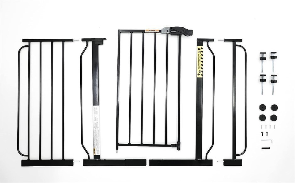 REGALO Easy Step 49-Inch Extra Wide Baby Gate, Includes 4-Inch and 12-Inch