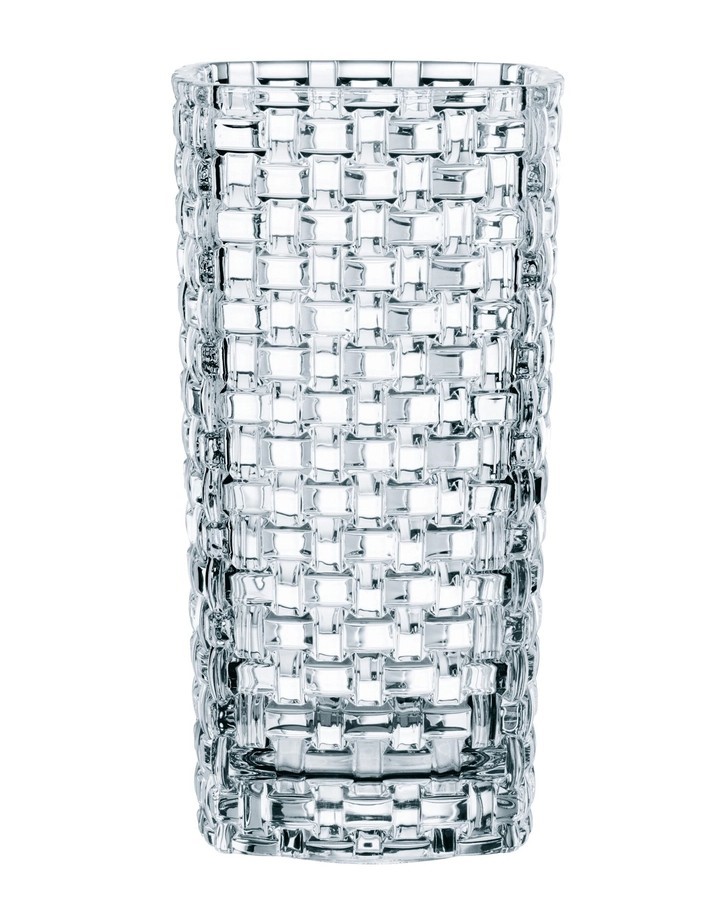 NACHTMANN Bossa Nova Glass Vase, 28cm.