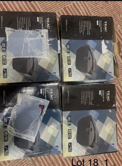 End of Lease Sale: 4x Teac Portable CD Player