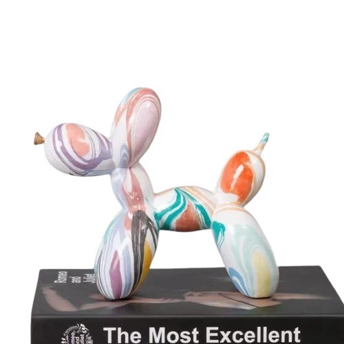 Colorful Balloons Dog Sculpture