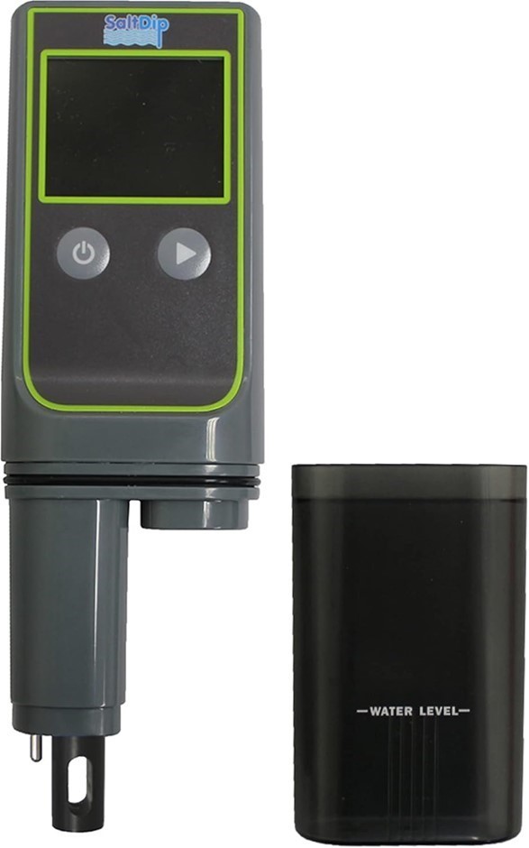 SOLAXX NP2064 Salt Dip 2-in-1 Salt Water Electronic Water Tester Black.