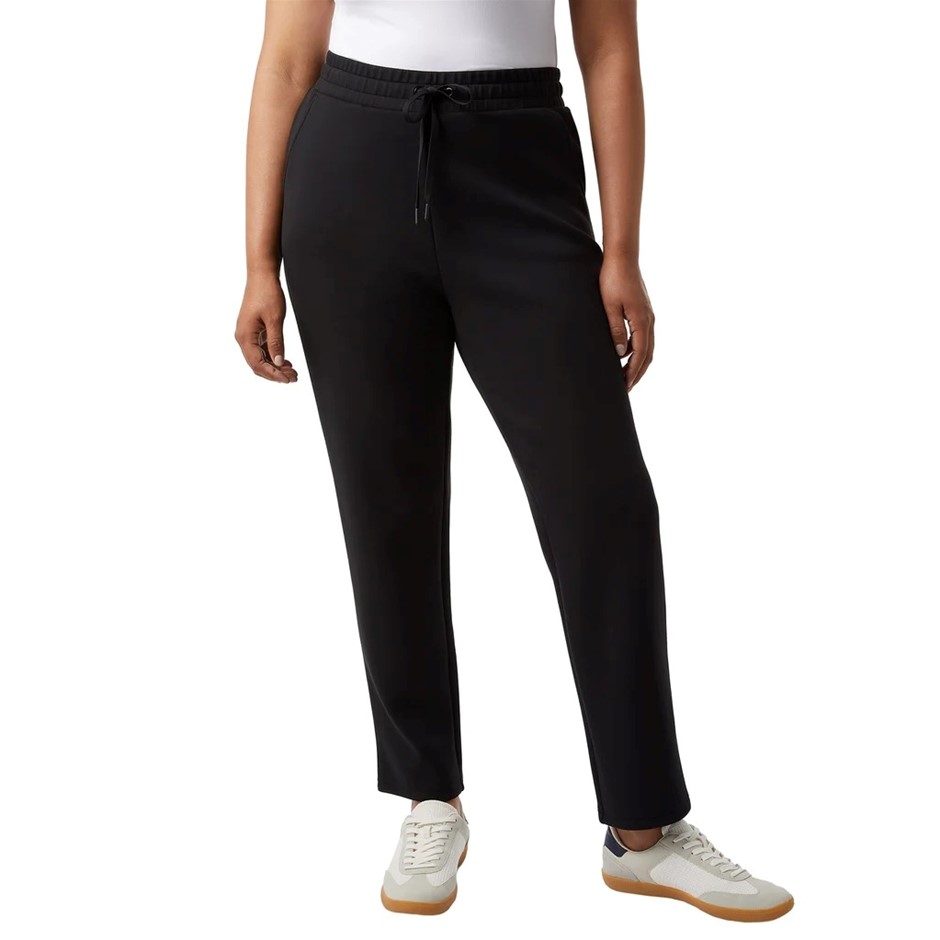 32DEGREES Women's Sueded Tech Pants, Size S, Black.