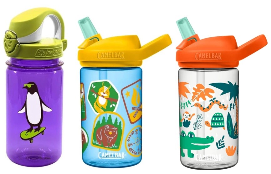 BUNDLE of 3 items: CAMELBAK Kid's Eddy+ (Explorer Patches, 0.4L) + CAMELBAK