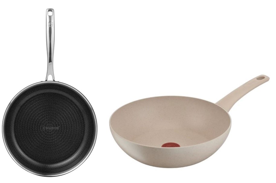 BUNDLE of 2: BERGNER Giro Cera Tech Frypan 28cm (NB: minor use, no box) + T