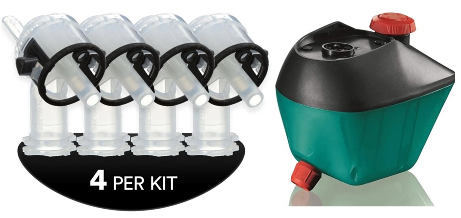 BUNDLE of 3: BOSCH Home & Garden ISIO 3 Sprayer Attachment (1 Litre, 2 Mode