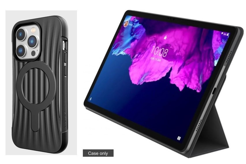 BUNDLE of 2 items: LENOVO Folio Case for Tab P11 (Black, ZG38C03349) + X-DO