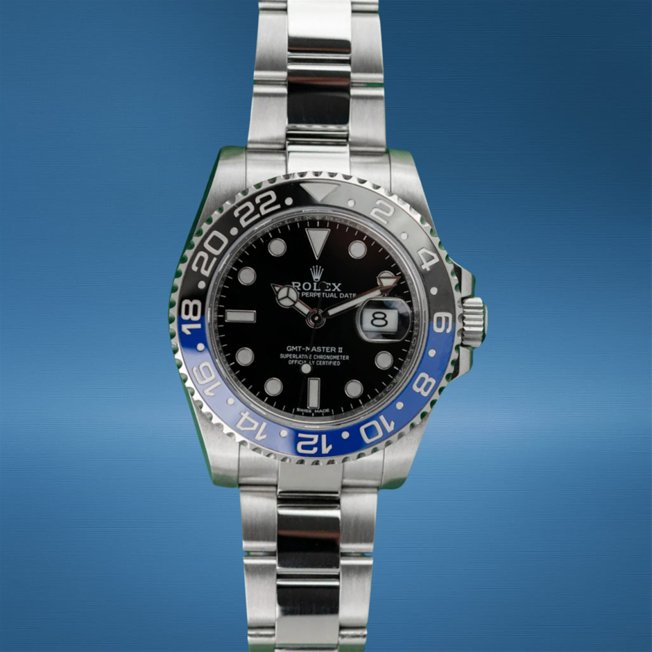 Rolex GMT-Master II "Batman" 40mm 116710BLNR Stainless Steel BxP