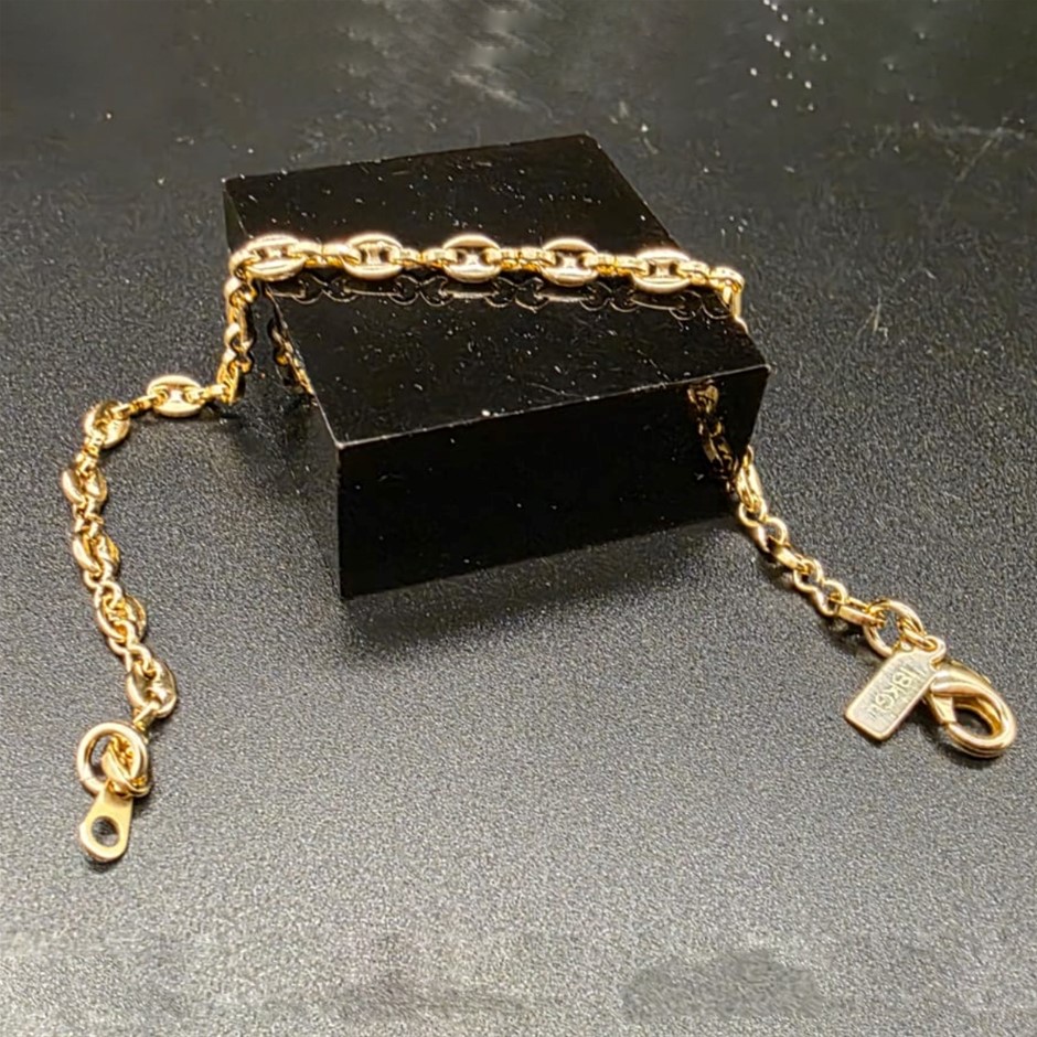 Stunning 18ct Heavy Yellow Gold Plated Children's Maritime Bracelet