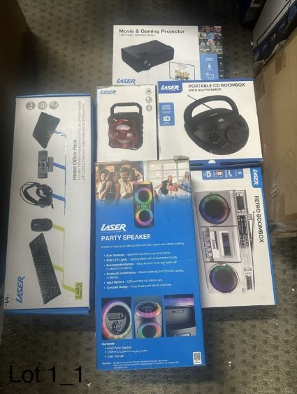 END OF LEASE SALE: Mixed lot of electrical goods