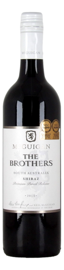McGuigan The Brothers Shiraz 2013 (1x 750mL), SA.