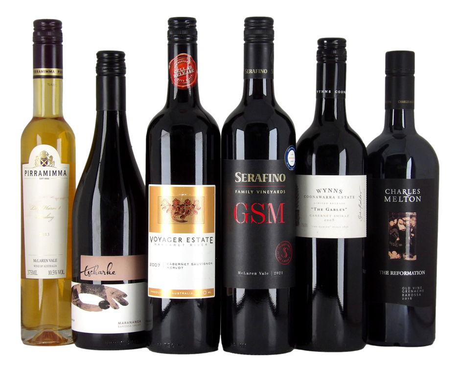 Australian Mixed Wine Pack (1x 375mL + 5x 750mL)