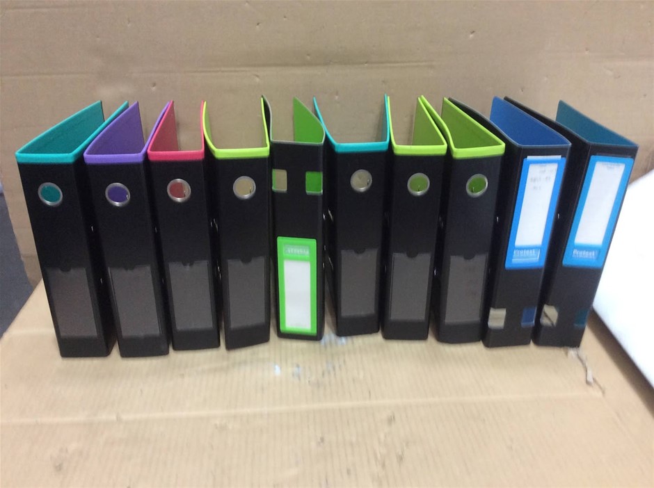 Mixed Color Lever Arch File Binders (Lot of 10) Auction (0024-2580757 ...