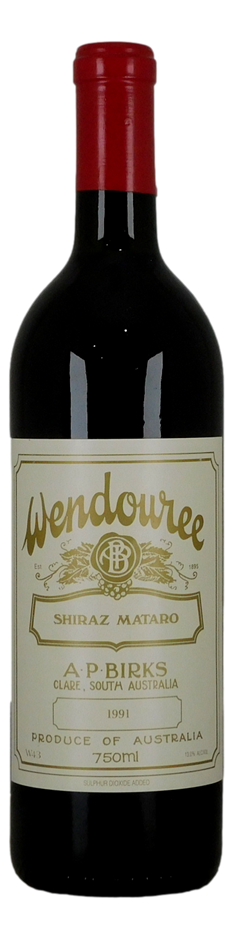 Wendouree Shiraz Mataro 1991 (1x 750mL)