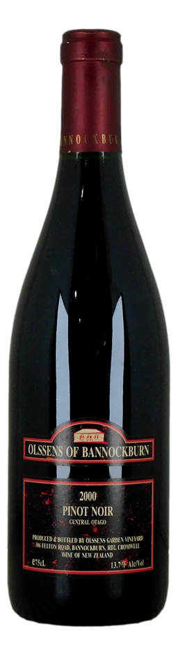 Olssens Of Bannockburn Pinot Noir 2000 (1x 750mL)