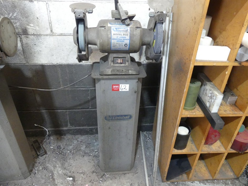 Linishall BG8 Pedestal Grinder