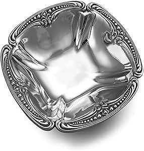 WILTON Armetale Belle Mont Small Square Serving Bowl, 9.25-Inch. NB: Slight