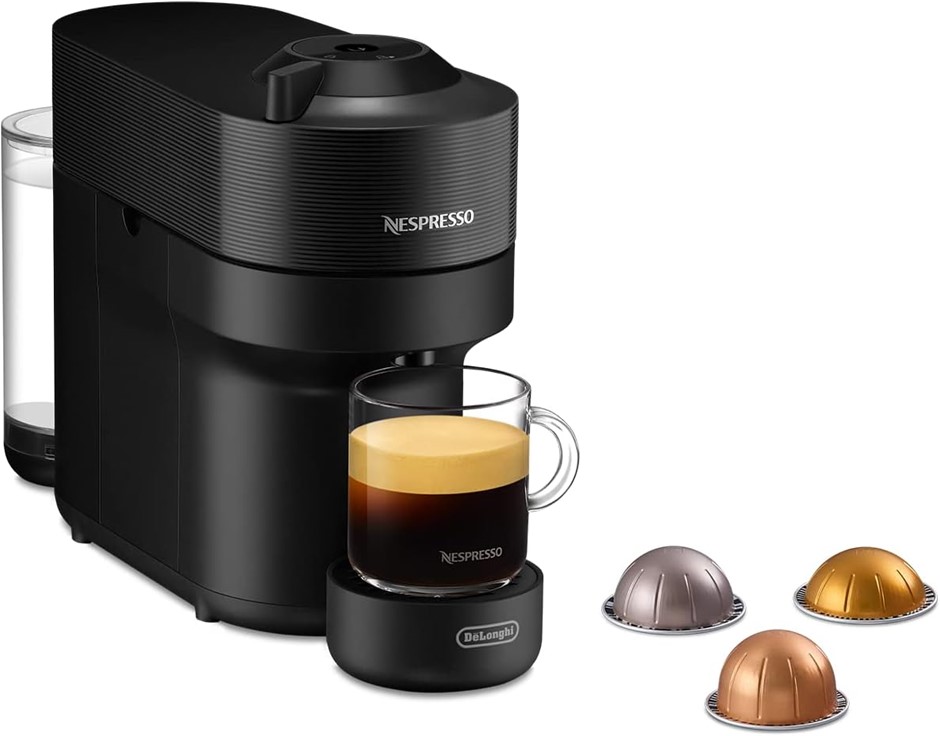 DELONGHI Nespresso Vertuo Pop, Model: ENV90B. NB: Missing coffee capsules.