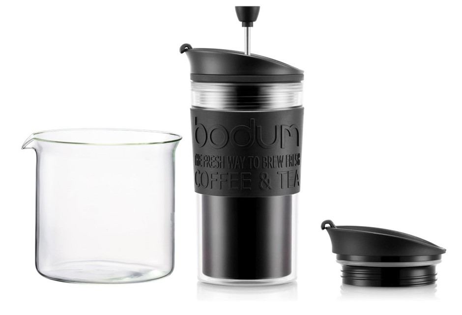 2 x Assorted BODUM Products, comprising: 1 x Double Wall Coffee Maker Trave
