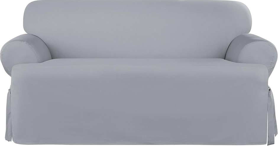 SUREFIT Heavyweight Cotton Relaxed Woven Fit, Machine Washable, Loveseat T-