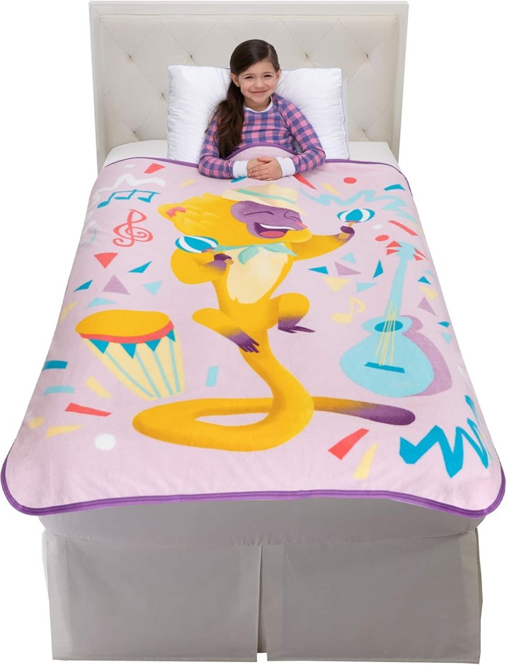 FRANCO Kids Bedding Soft Plush Micro Raschel Throw, 46 in x 60 in, Sony Viv