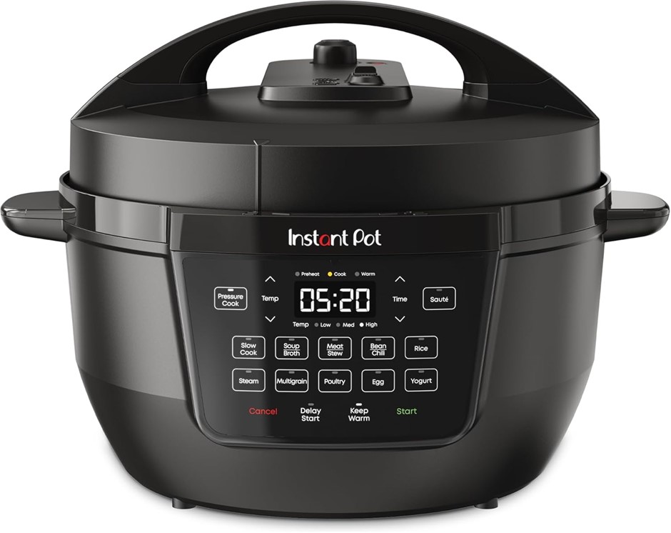 INSTANT POT Rio Wide, 7.1L, 7-in-1 Electric Multi-Cooker, Pressure Cooker,