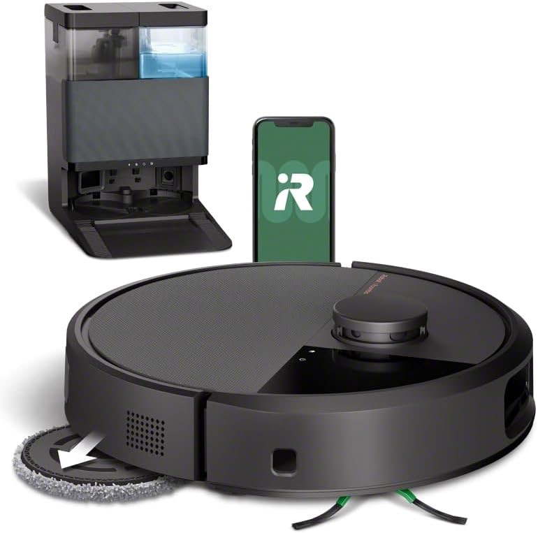 iROBOT Roomba Plus 505 Combo Robot Vacuum & Mop + AutoWash Dock - Extending