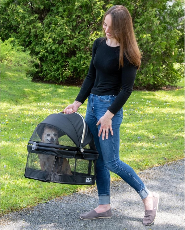 PET GEAR No-Zip View 360 Pet Safety Carrier & Car Seat for Small Dogs & Cat