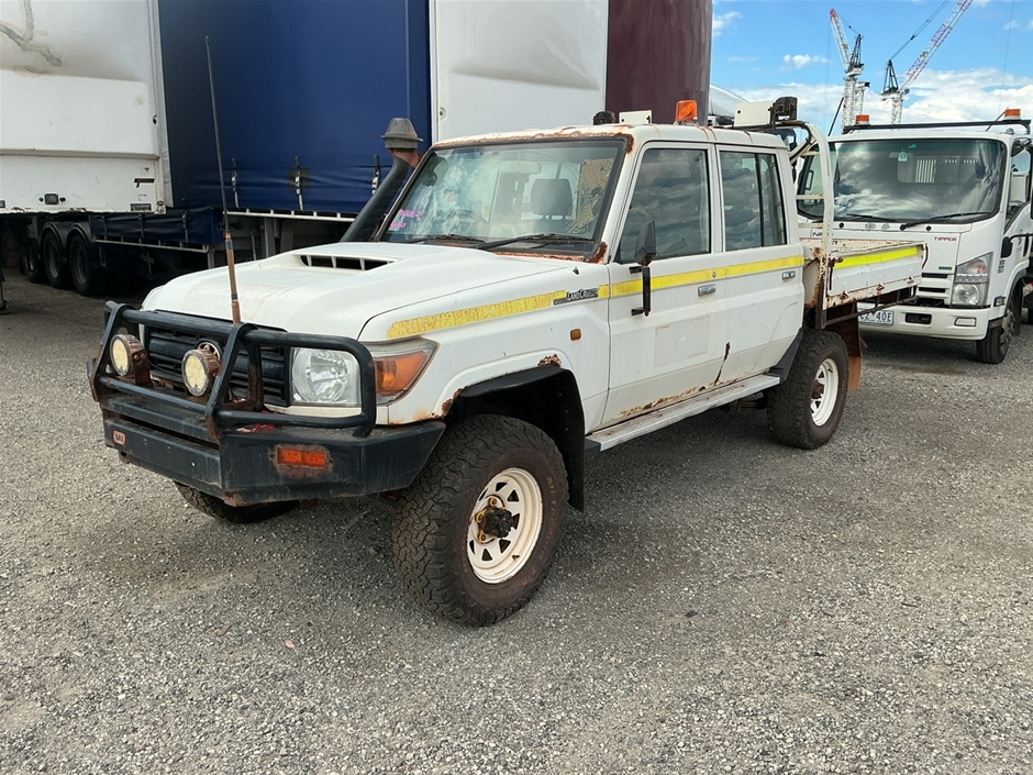 2018 Toyota Landcruiser Workmate VDJ79R Turbo Diesel Manual Crew Cab