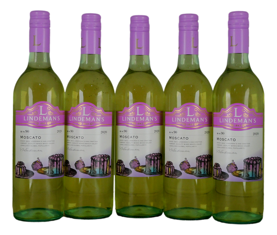 Lindeman`s Bin 90 Moscato 2020 (5x 750mL), VIC.