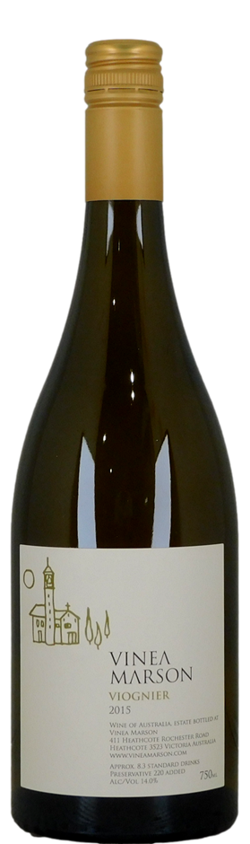 Vinea Marson Viognier 2015 (6x 750mL), VIC.