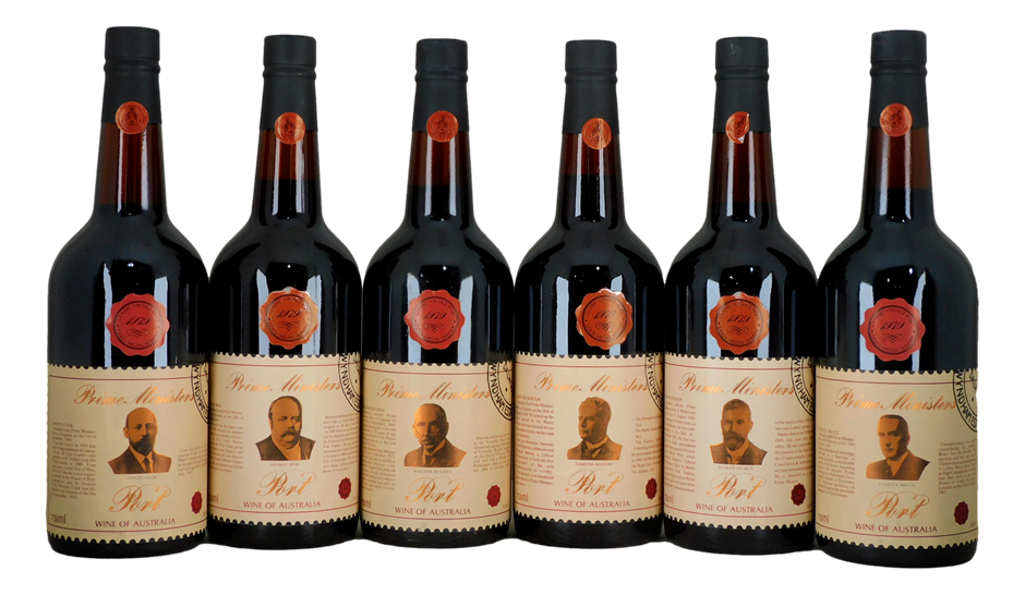 Wyndham Estate Dalwood Classic Vintage Port 1979 Collection (6x 750mL), SA.