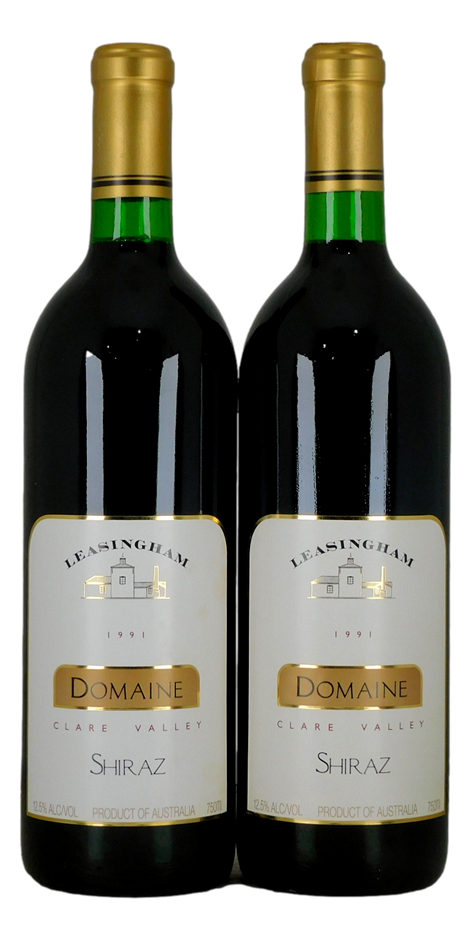 Leasingham Domaine Clare Valley Shiraz 1991 (2x 750mL), SA.