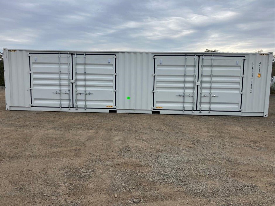 40ft High Cube 2 Door Side Opening Container (Unused)